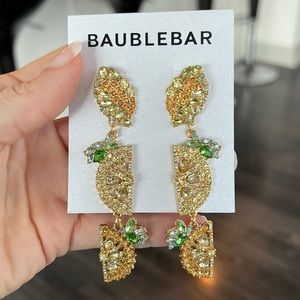 NWT Baublebar Lemon Earrings
